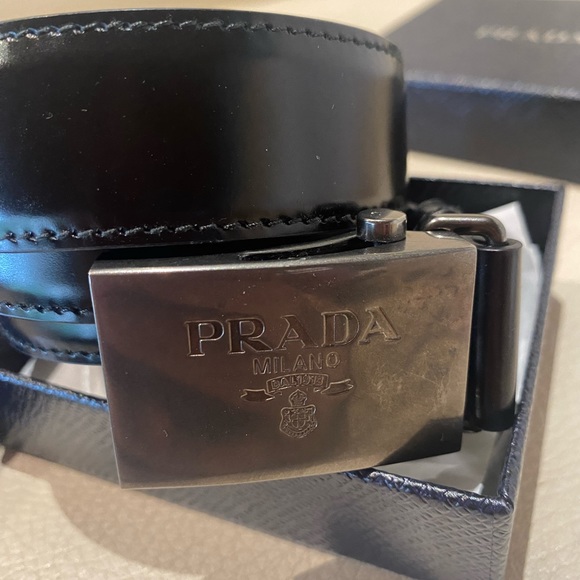 Black prada belt with all original autnentications - Picture 9 of 14